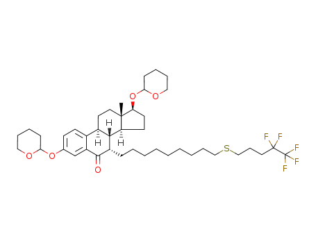S-Deoxo-3,17b-bis-(O-tetrahydro-2H-pyran-2-yl)-6-oxo-fulvestrant