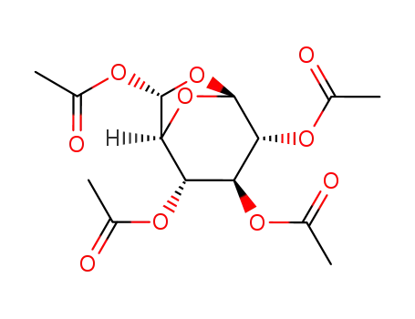 .beta.-D-Glucopyranose, 6-C-(acetyloxy)-1,6-anhydro-, triacetate, (S)-