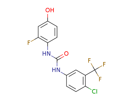 1-(4-chloro-3-(trifluoromethyl)phenyl)-3-(2-fluoro-4-hydroxyphenyl)urea
