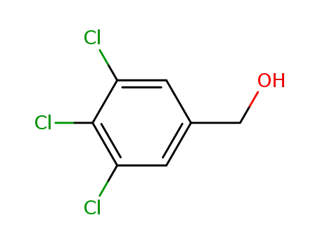 Molecular Structure of 7520-67-4 (Benzenemethanol, 3,4,5-trichloro-)