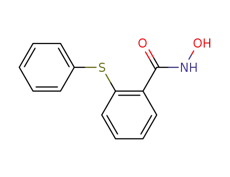 Molecular Structure of 65765-04-0 (Benzamide, N-hydroxy-2-(phenylthio)-)