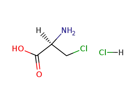 Molecular Structure of 51887-89-9 (3-CHLORO-L-ALANINE HYDROCHLORIDE)