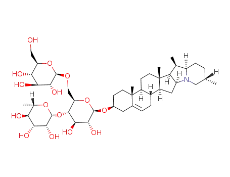 â-D-Glucopyranoside,(3â)-solanid-5-en-3-yl O-6-deoxy-R-L-mannopyranosyl-(1f4)-O- [â-D-glucopyranosyl-(1f6)]- 