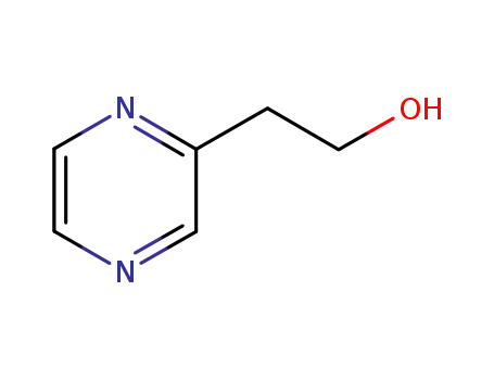 Molecular Structure of 6705-31-3 (2-(2'-HYDROXYETHYL)PYRAZINE)