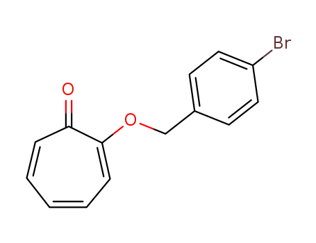 Molecular Structure of 77367-71-6 (2-(4-bromophenylmethoxy)tropone)