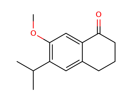 Molecular Structure of 22009-41-2 (6-Isopropyl-7-methoxy-1-tetralone)