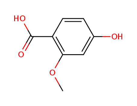 Molecular Structure of 90111-34-5 (4-HYDROXY-2-METHOXY-BENZOIC ACID)