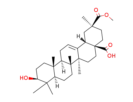 Molecular Structure of 25488-57-7 (30-O-Methyl spergulagenate)