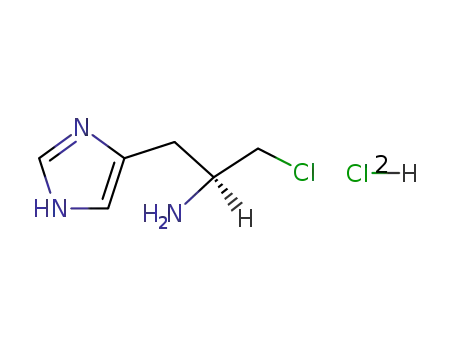Molecular Structure of 75614-86-7 (R(-)-α-ChloroMethyl HistaMine Dihydrochloride)
