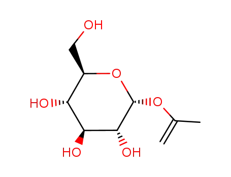 Molecular Structure of 159053-25-5 (O-Isopropenyl α-D-glucopyranoside)
