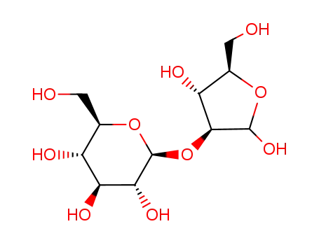 Molecular Structure of 86049-24-3 (2-O-β-D-glucopyranosyl-D-arabinose)