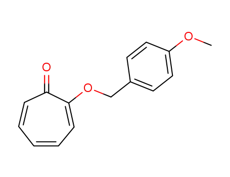 Molecular Structure of 77367-73-8 (2-(4-methoxyphenylmethoxy)tropone)