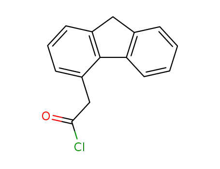 Molecular Structure of 87061-31-2 (4-fluoreneacetyl chloride)