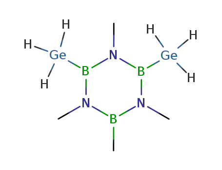 Molecular Structure of 22871-82-5 (Borazine, 2,4-digermylhexahydro-1,3,5,6-tetramethyl-)