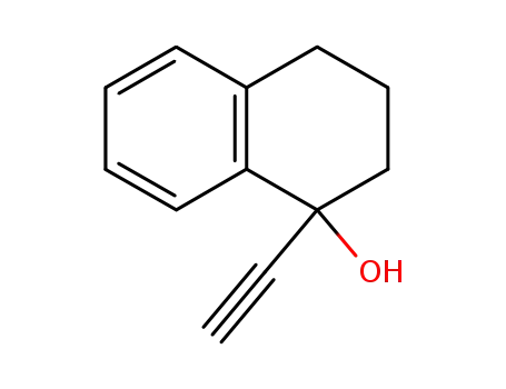 Molecular Structure of 82720-23-8 (1-Naphthalenol, 1-ethynyl-1,2,3,4-tetrahydro-)