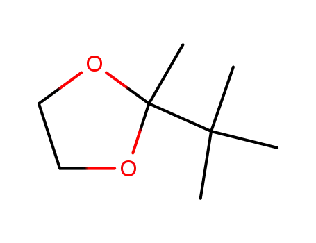 Molecular Structure of 6135-54-2 (2-tert-Butyl-2-methyl-1,3-dioxolane)