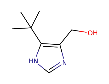 Molecular Structure of 51721-22-3 ((4-tert-butyl-1H-imidazol-5-yl)methanol)