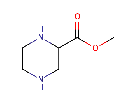 Molecular Structure of 2758-98-7 (2-Piperazinecarboxylic acid methyl ester)