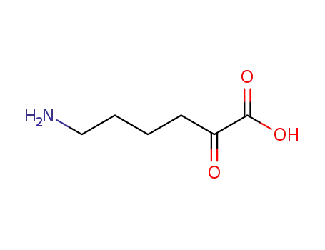 Molecular Structure of 10606-14-1 (Hexanoic acid, 6-amino-2-oxo-)