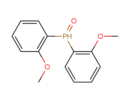 Molecular Structure of 71360-04-8 (Phosphine oxide, bis(2-methoxyphenyl)-)