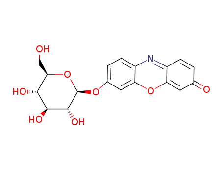Molecular Structure of 101490-85-1 (RESORUFIN BETA-D-GLUCOPYRANOSIDE)