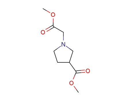 methyl 1-(2-methoxy-2-oxoethyl)pyrrolidine-3-carboxylate