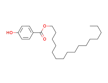 Molecular Structure of 71067-09-9 (4-Hydroxybenzoic acid hexadecyl ester)