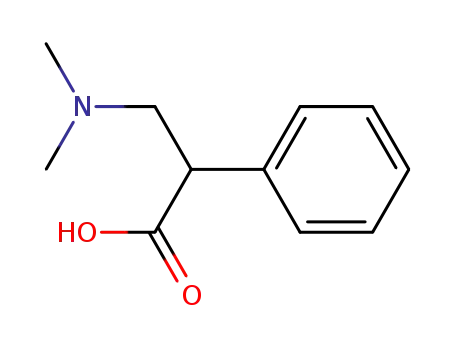 Molecular Structure of 6286-14-2 (3-(dimethylamino)-2-phenylpropanoic acid)