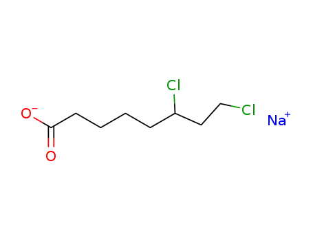 Molecular Structure of 1451075-56-1 (sodium 6,8-dichlorooctanoate)