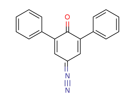 Molecular Structure of 10368-54-4 (2,5-Cyclohexadien-1-one, 4-diazo-2,6-diphenyl-)