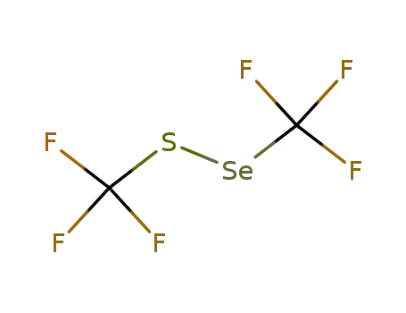 Molecular Structure of 73076-98-9 (trifluoromethyl trifluoromethanesulfenoselenoate)