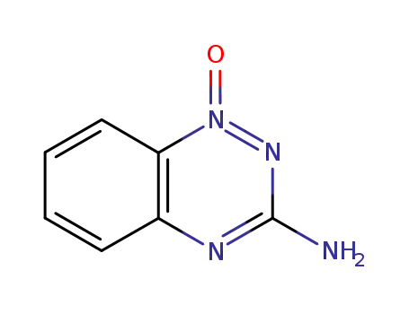 Molecular Structure of 5424-06-6 (3-AMINO-1,2,4-BENZOTRIAZINE-1-N-OXIDE)