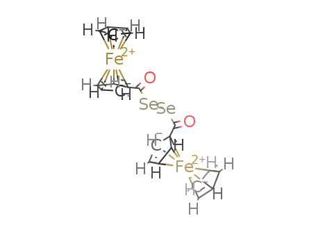 Molecular Structure of 779339-31-0 (diferrocenoyl diselenide)