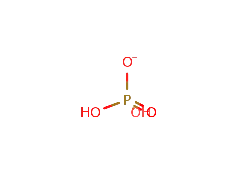 Molecular Structure of 14066-20-7 (Phosphate, dihydrogen)
