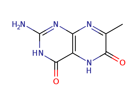 2-amino-1,5-dihydro-7-methylpteridine-4,6-dione