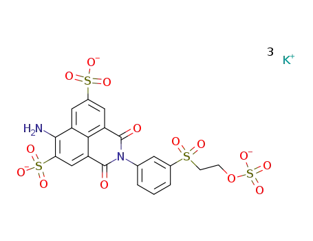 tripotassium 4-amino-N-<3-<(sulfatoethyl)sulfonyl>phenyl>naphthalimide-3,6-disulfonate