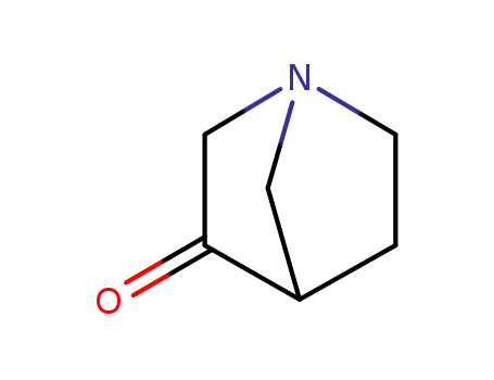 Molecular Structure of 21472-89-9 (1-Aza-bicyclo[2.2.1]heptan-3-one)