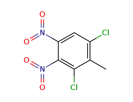 Molecular Structure of 858006-25-4 (2,6-dichloro-3,4-dinitro-toluene)