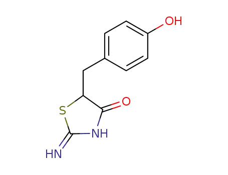 4(5H)-Thiazolone, 2-amino-5-[(4-hydroxyphenyl)methyl]-
