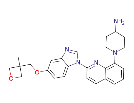 Molecular Structure of 670220-88-9 (Crenolanib)