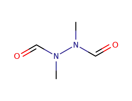 Molecular Structure of 15857-20-2 (1,2-Hydrazinedicarboxaldehyde, 1,2-dimethyl-)