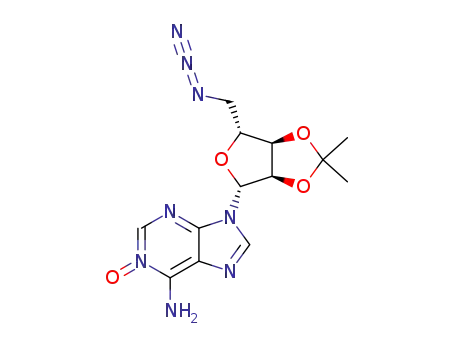 5'-azido-5'-deoxy-2',3'-O-isopropylideneadenosine N<sup>1</sup>-oxide