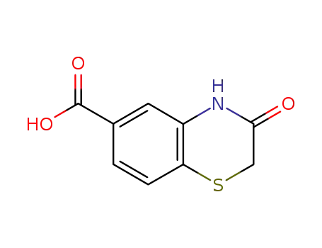 Molecular Structure of 272437-84-0 (3,4-Dihydro-3-oxo-2H-benzo[b][1,4]thiazine-6-carboxylic acid)
