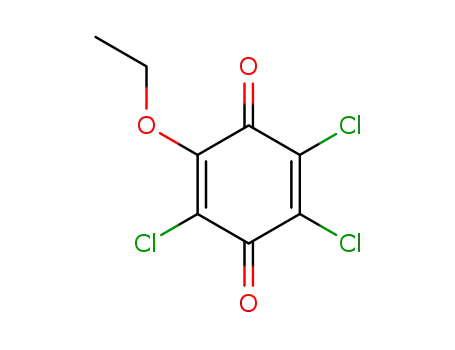 Molecular Structure of 58965-69-8 (2,3,5-trichloro-6-ethoxycyclohexa-2,5-diene-1,4-dione)