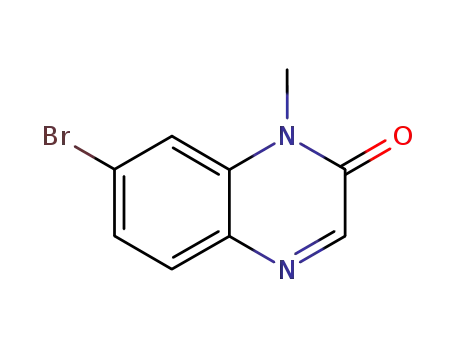Molecular Structure of 82019-32-7 (7-BROMO-1-METHYL-1H-QUINOXALIN-2-ONE)