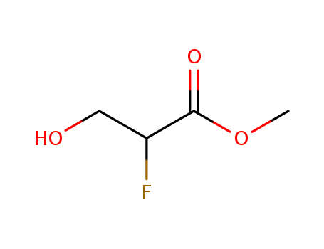 Propanoic acid, 2-fluoro-3-hydroxy-, methyl ester