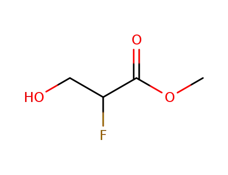 Molecular Structure of 671-30-7 (2-Fluoro-3-hydroxypropanoic acid methyl ester)