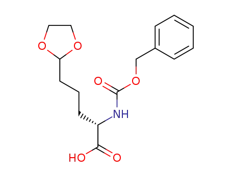 (S)-2-(BENZYLOXYCARBONYLAMINO)-5-(1,3-DIOXOLAN-2-YL)PENTANOIC ACID
