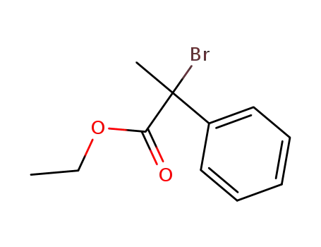 Molecular Structure of 55004-59-6 (ETHYL 2-BROMO-2-PHENYLPROPANOATE)