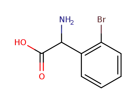 Molecular Structure of 254762-66-8 (AMINO(2-BROMOPHENYL)ACETIC ACID)
